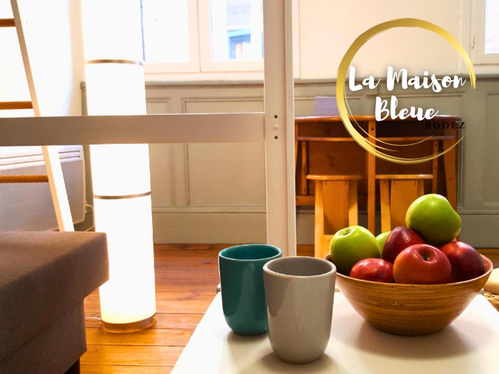 La Maison Bleue, Un Emplacement De Choix A Rodez Dış mekan fotoğraf